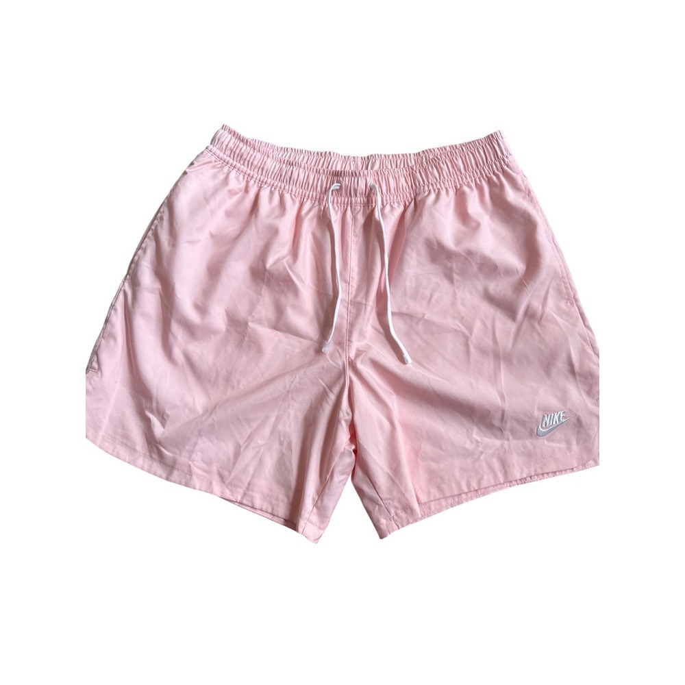 Nike Womens Sportswear Essential Mesh Lined Shorts Pink Large NWT
